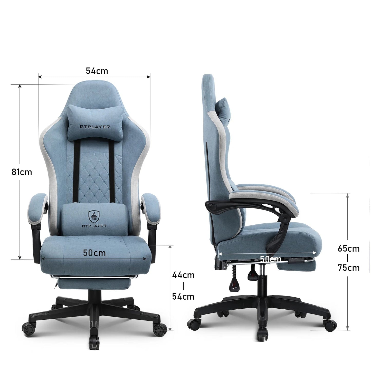 Chaise Gaming SoftGlide™ – Repose-Pieds & Accoudoirs Automatiques