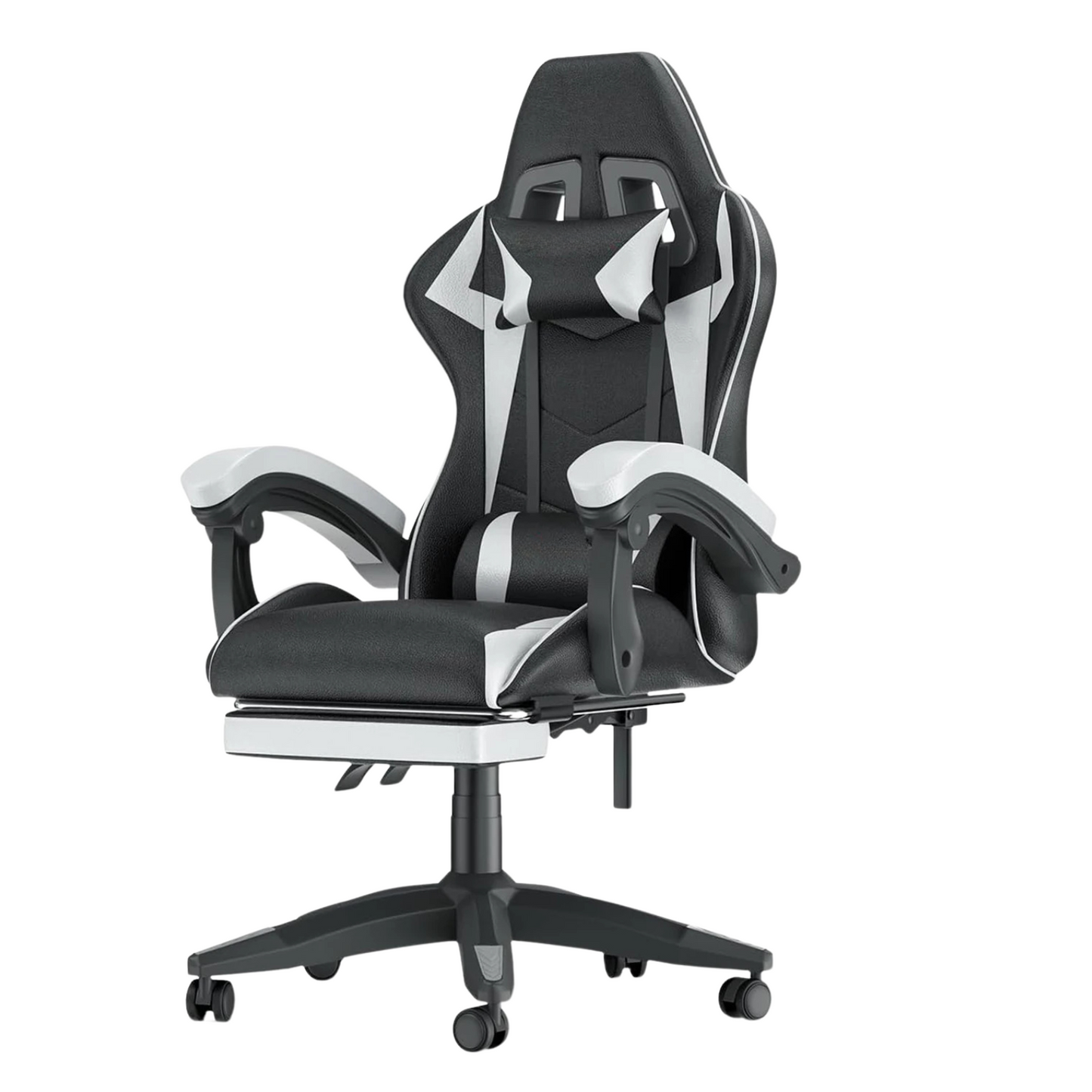 Chaise Gaming StormX™ – Repose-Pieds Intégré & Accoudoirs Réglables