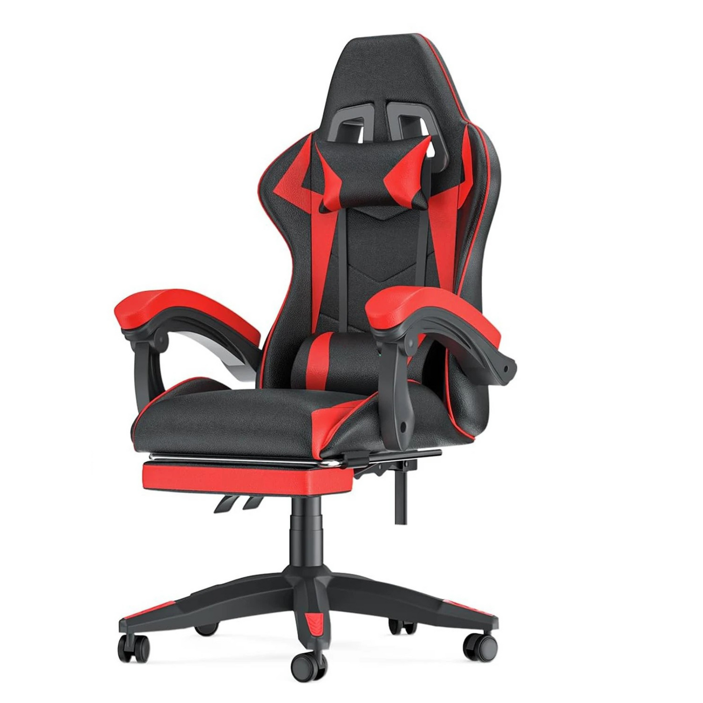 Chaise Gaming StormX™ – Repose-Pieds Intégré & Accoudoirs Réglables