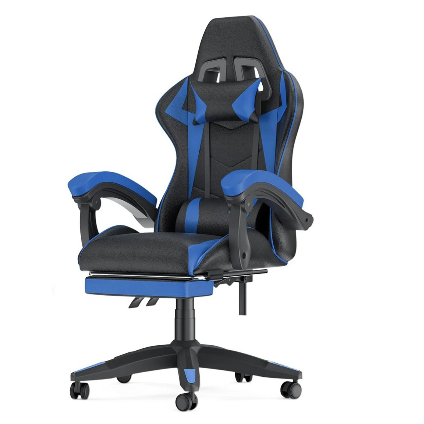 Chaise Gaming StormX™ – Repose-Pieds Intégré & Accoudoirs Réglables