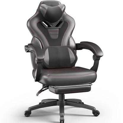 Chaise Gaming IronFury™ – Grand Format & Repose-Pieds