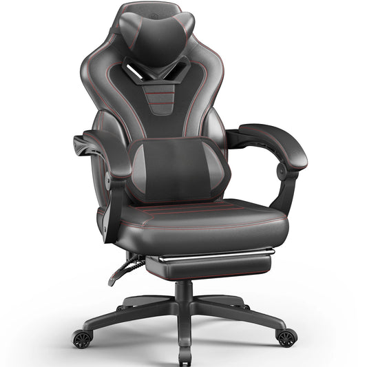 Chaise Gaming IronFury™ – Grand Format & Repose-Pieds