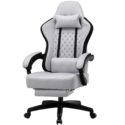 Chaise Gaming SoftGlide™ – Repose-Pieds & Accoudoirs Automatiques