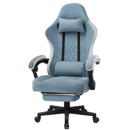 Chaise Gaming SoftGlide™ – Repose-Pieds & Accoudoirs Automatiques