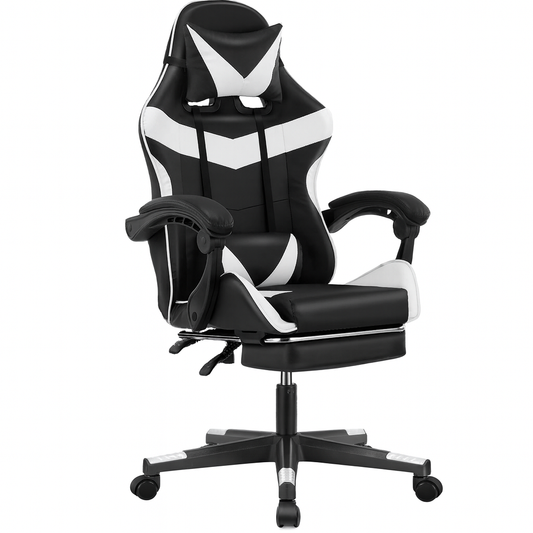 Chaise Gaming ThunderPulse™ – Hauteur Réglable & Fonction Massage